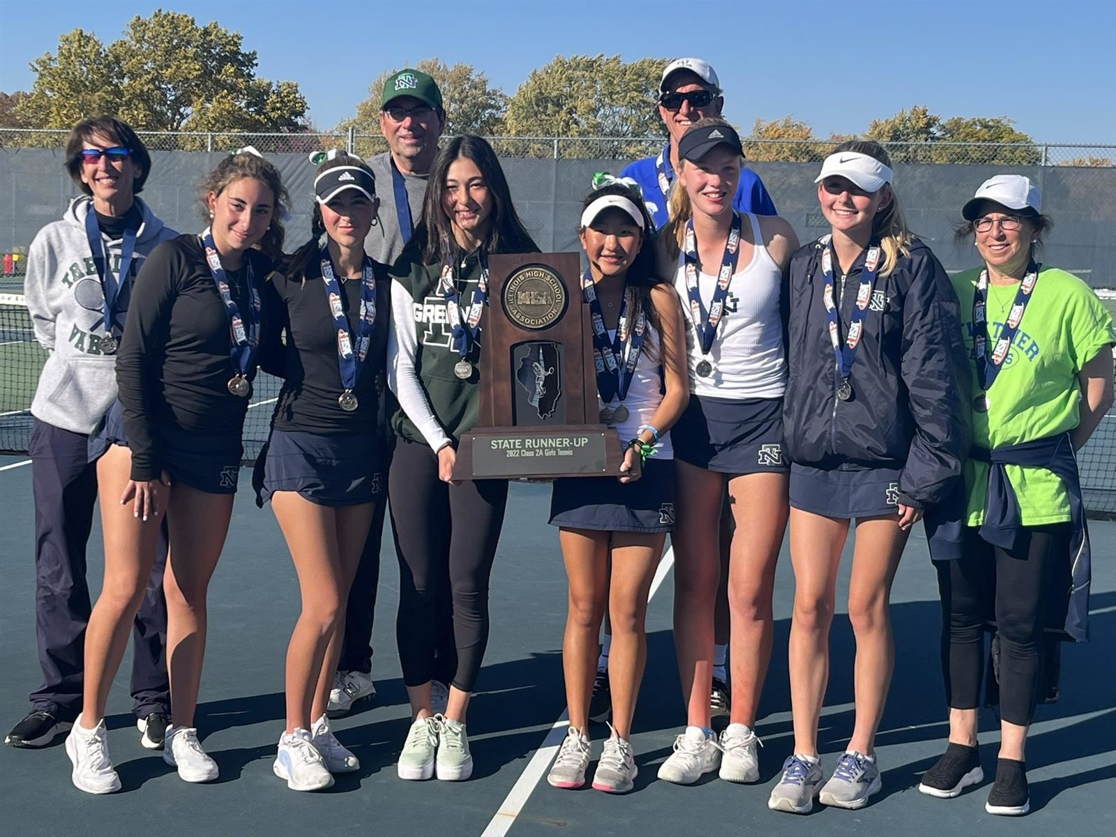 Girls Tennis 2nd at State in 2022